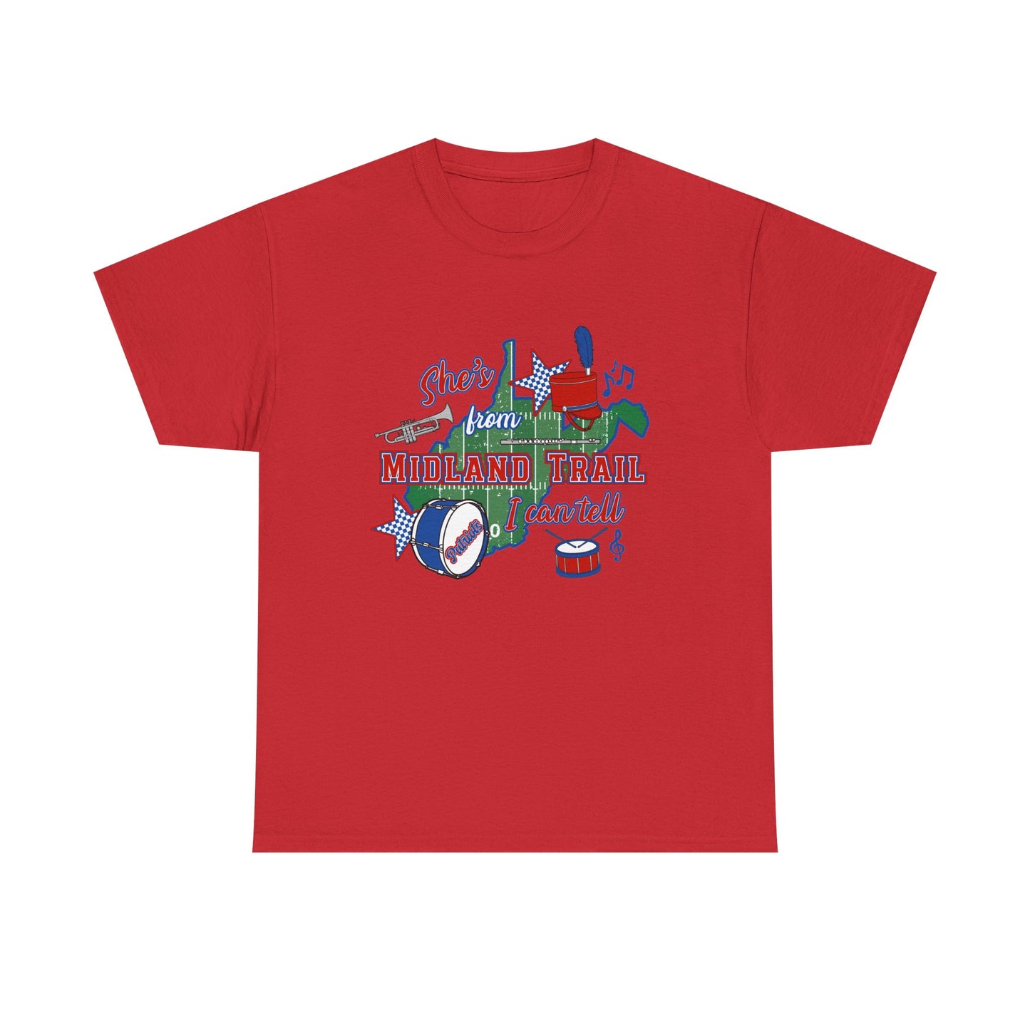 MT Marching Band Tee — "She's From"