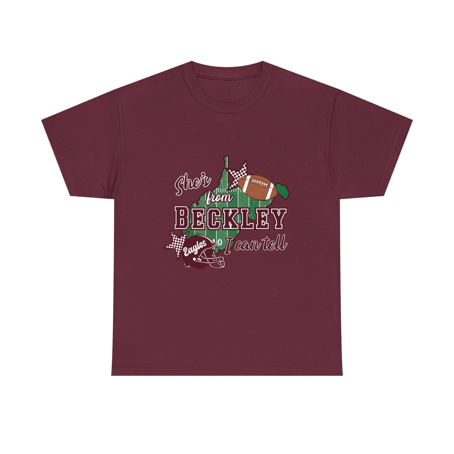 Beckley Football Tee — 'Shirts from Beckley, West Virginia' Retro Game Day T‑Shirt