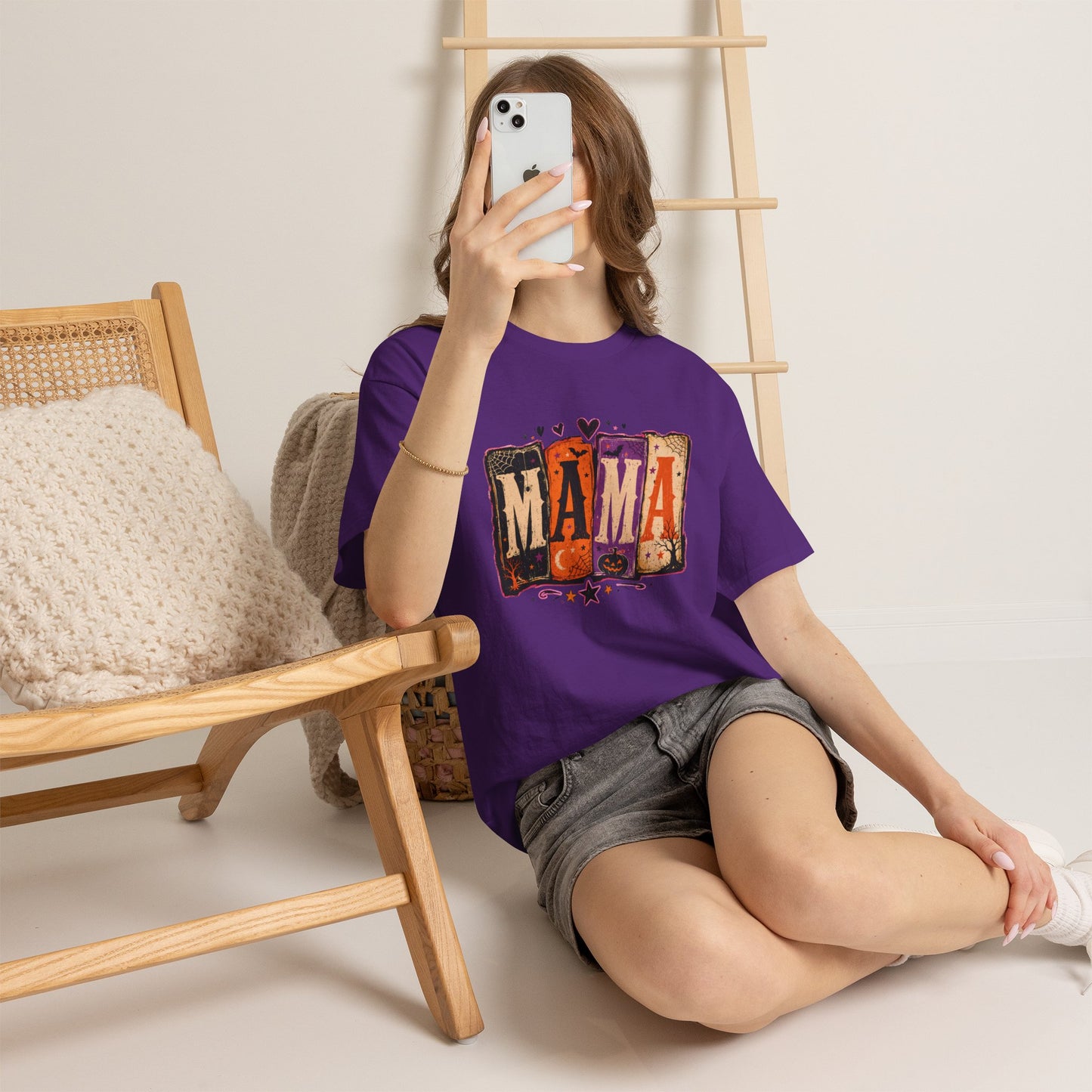 Mama Halloween Tee — Spooky Pumpkin Mama T‑Shirt