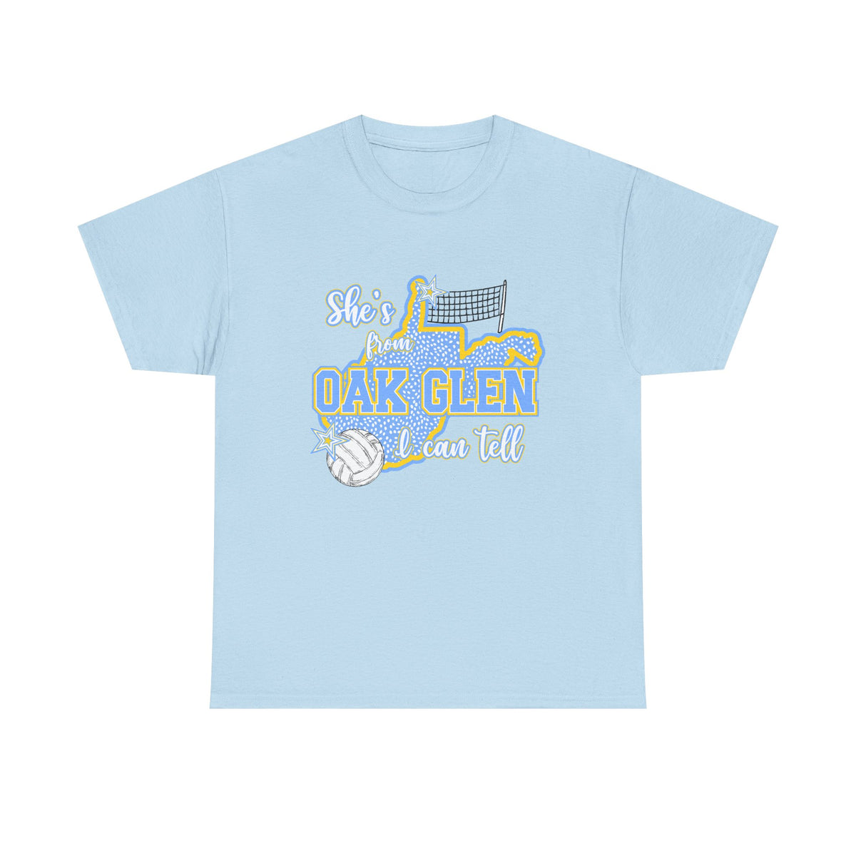 Oak Glen She's From Volleyball Tee