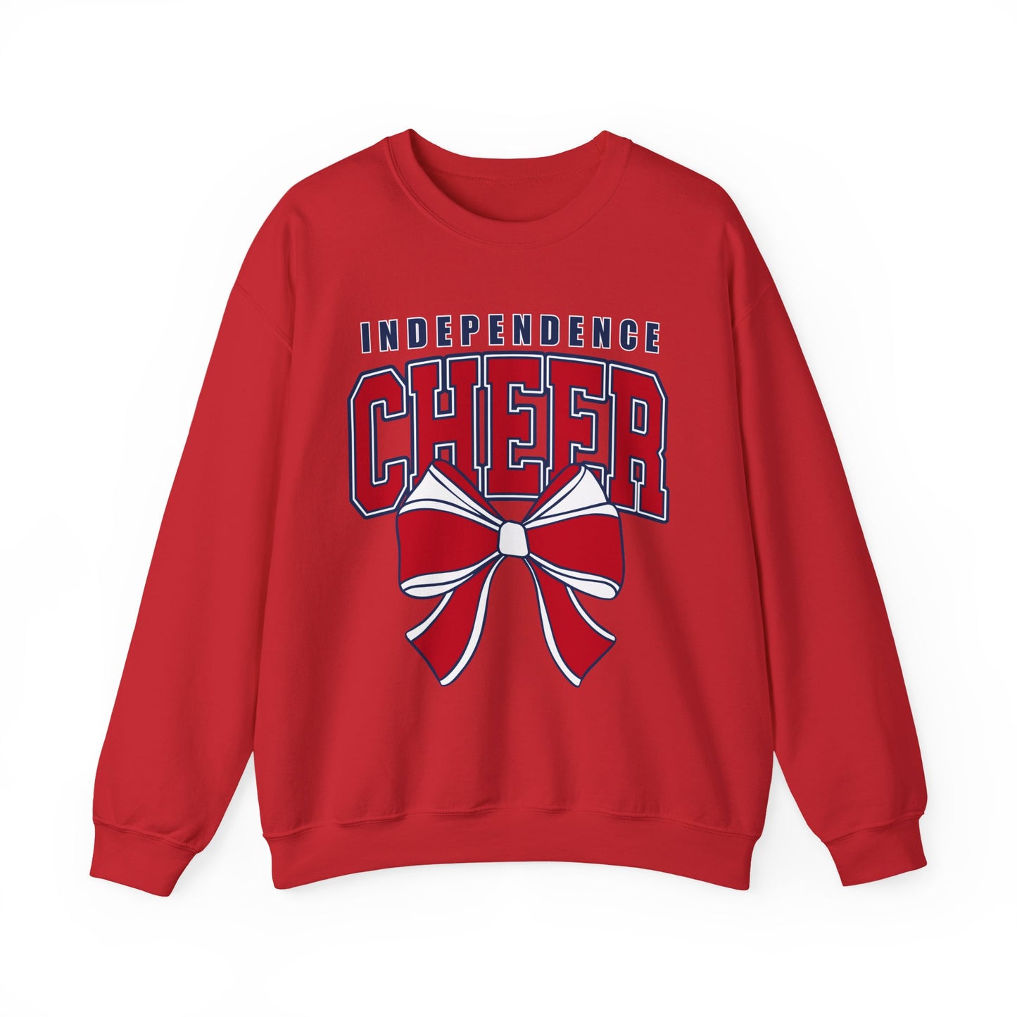 Cheer Crewneck Sweatshirt — Independence Cheer Bow Design