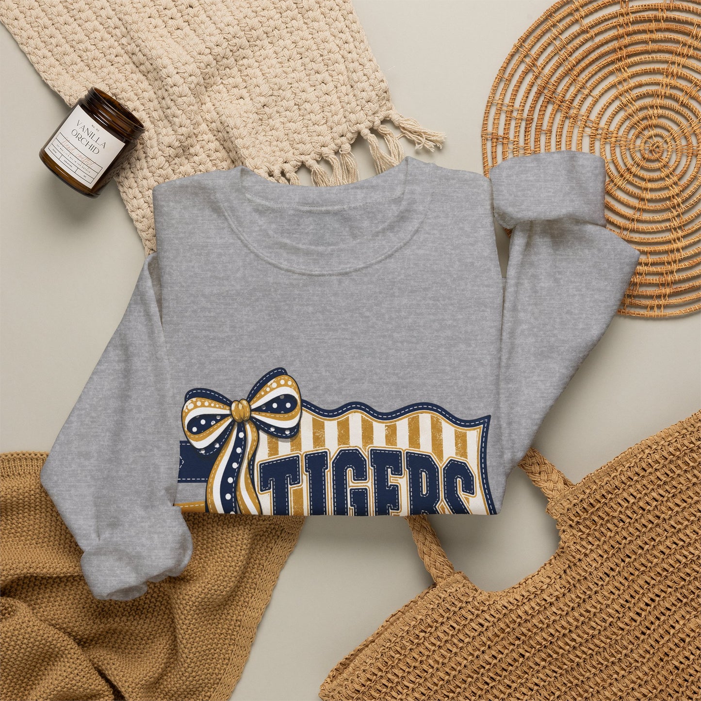 Tigers Crewneck Sweatshirt — Shady Spring School Spirit Pullover