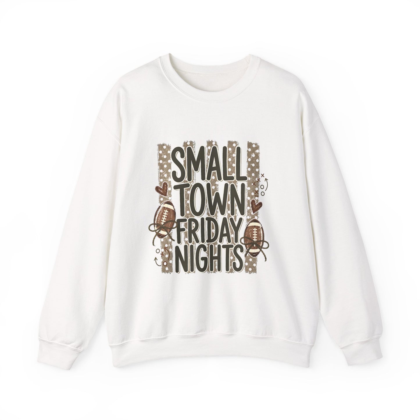 Small Town Friday Nights Sweatshirt — Country Vibes Cozy Crewneck