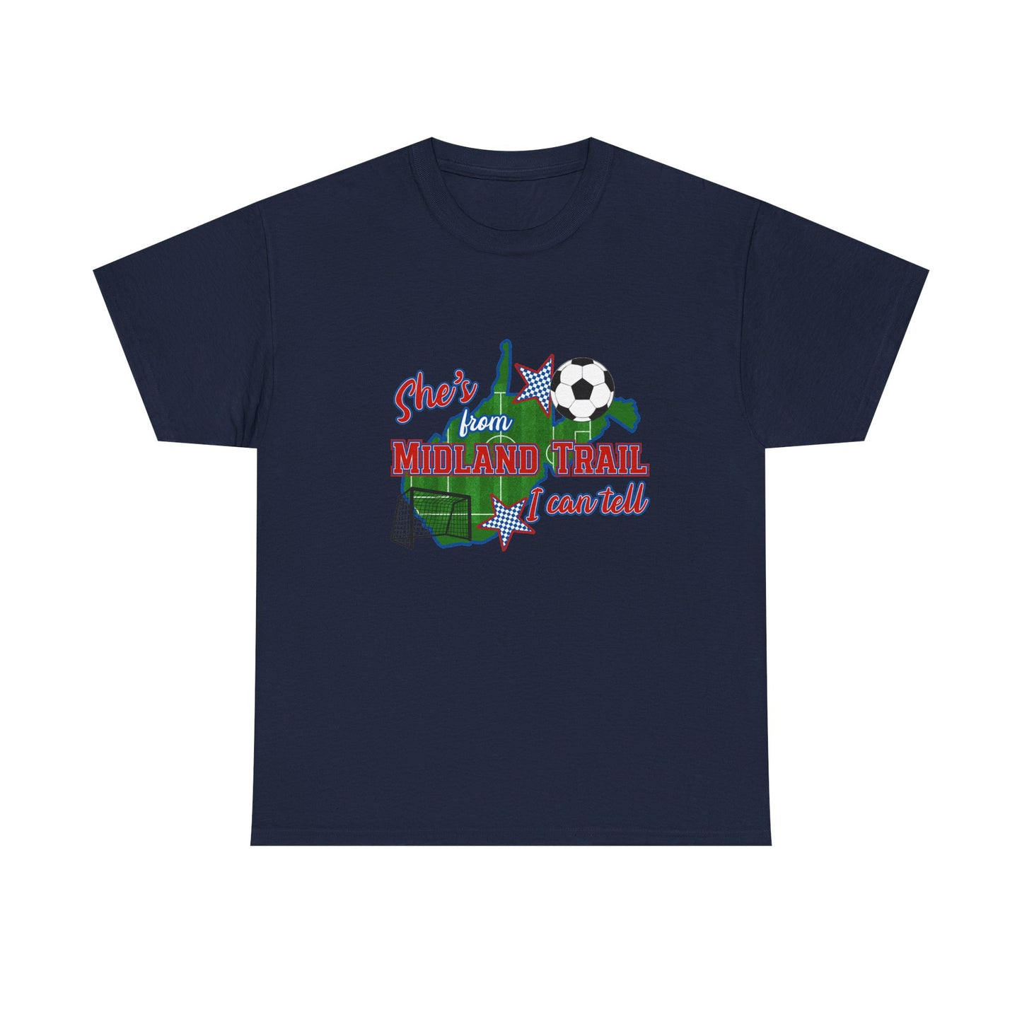 Trail Soccer T‑Shirt — "She's from Trail, I can tell"