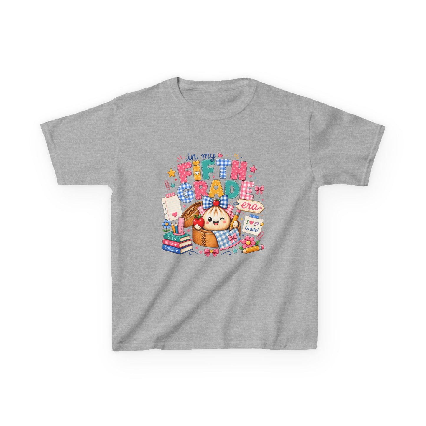 Kids T-Shirt — "I'm In My Fifth Grade Era" Cute Back-to-School Graphic Tee