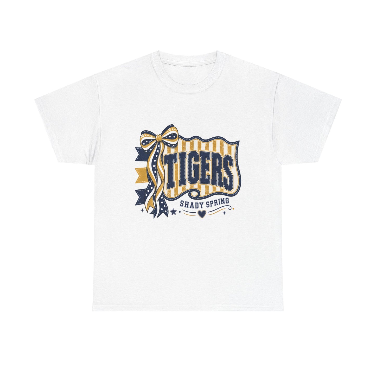 Tigers Shady Spring Retro Ribbon T-Shirt