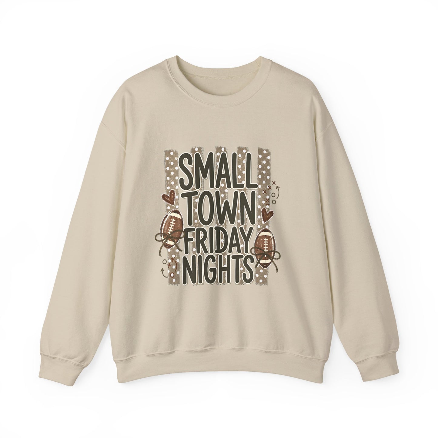 Small Town Friday Nights Sweatshirt — Country Vibes Cozy Crewneck