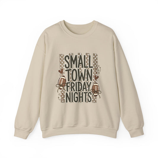 Small Town Friday Nights Sweatshirt — Country Vibes Cozy Crewneck