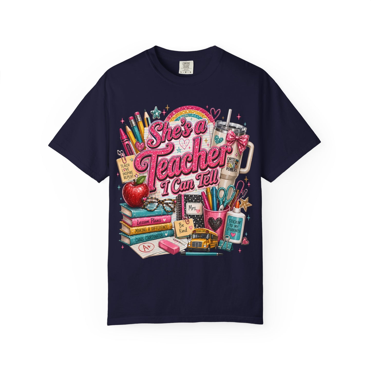 She's a Teacher I can tell t-shirt