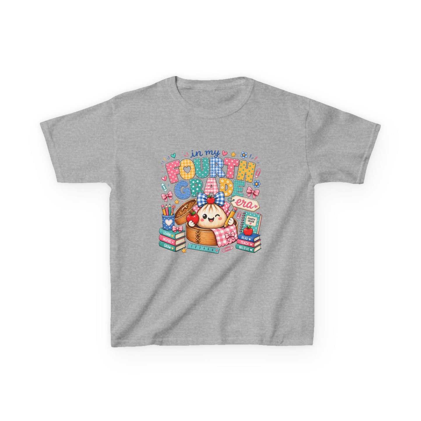 Kids Tee — 'In My Fourth Grade' Cute School Design