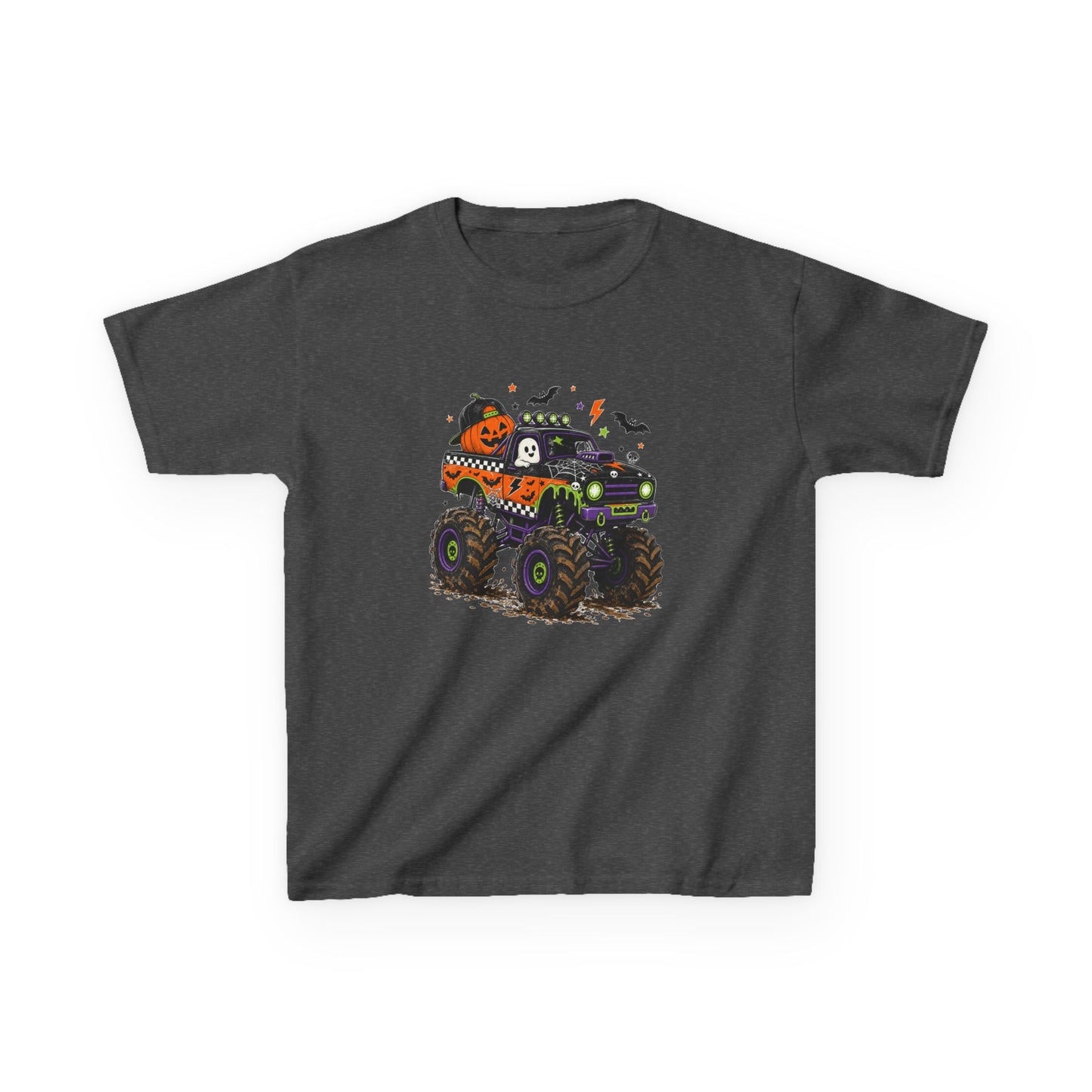 Halloween Monster Truck Kids Tee / XS-XL