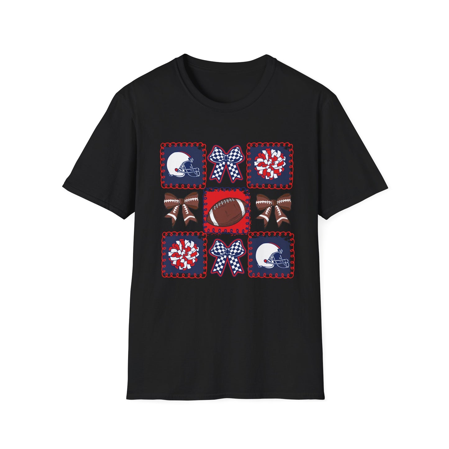 Indy Football & Cheer coquette tshirt