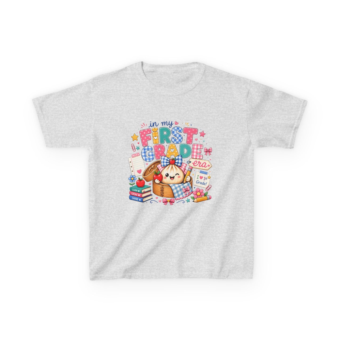 Kids T-Shirt — Cute "In My First Grade Class" Back-to-School Graphic Tee