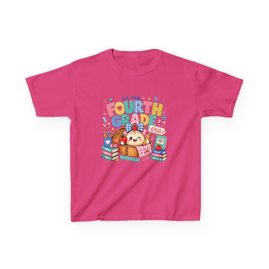 Kids Tee — 'In My Fourth Grade' Cute School Design