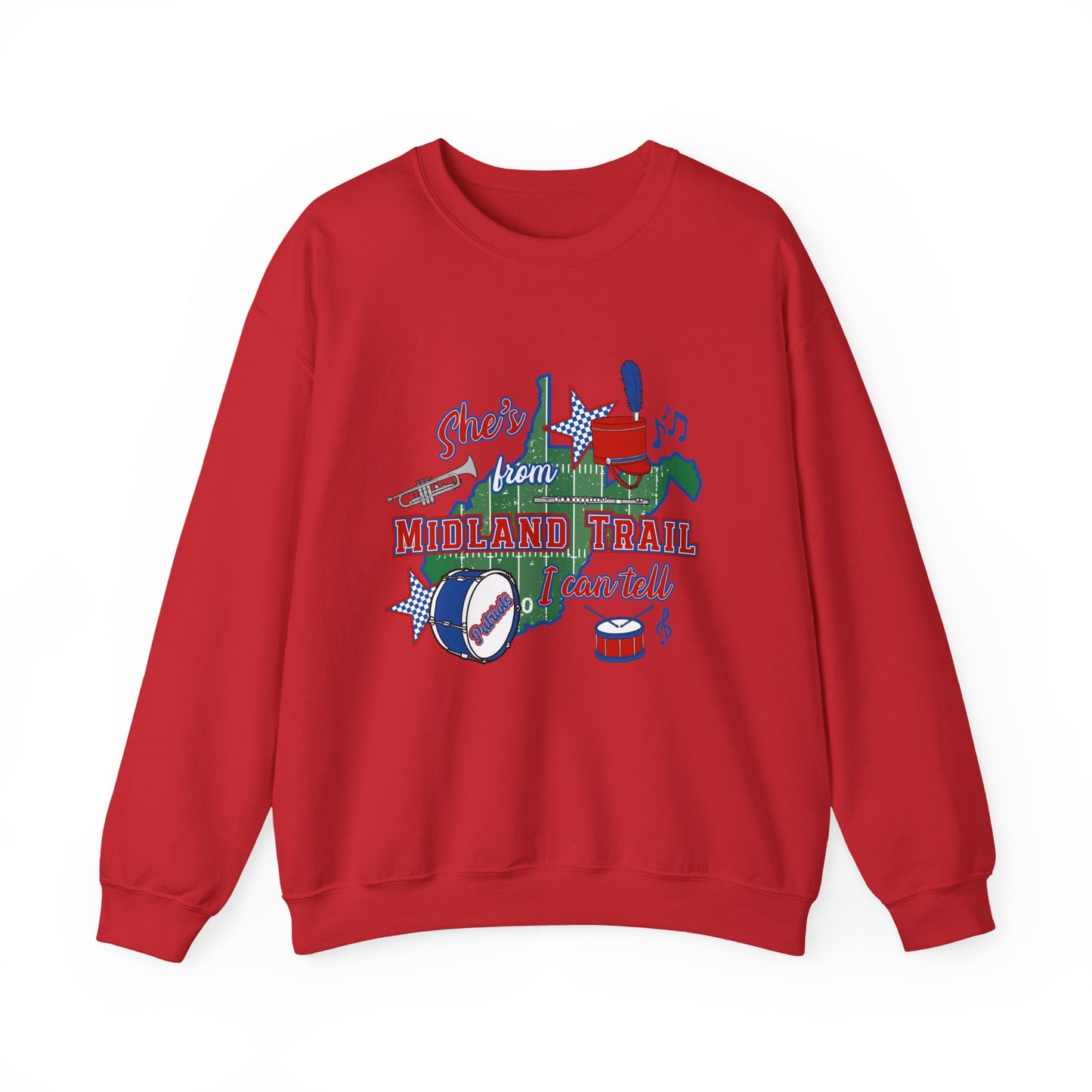 MT Marching Band Crewneck Sweatshirt — 'Show From"