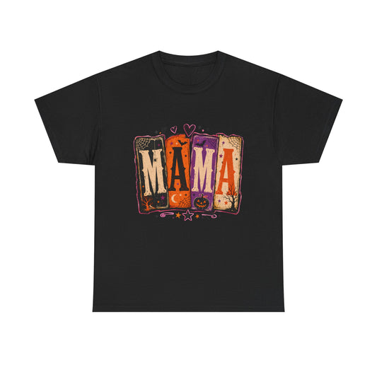 Mama Halloween Tee — Spooky Pumpkin Mama T‑Shirt