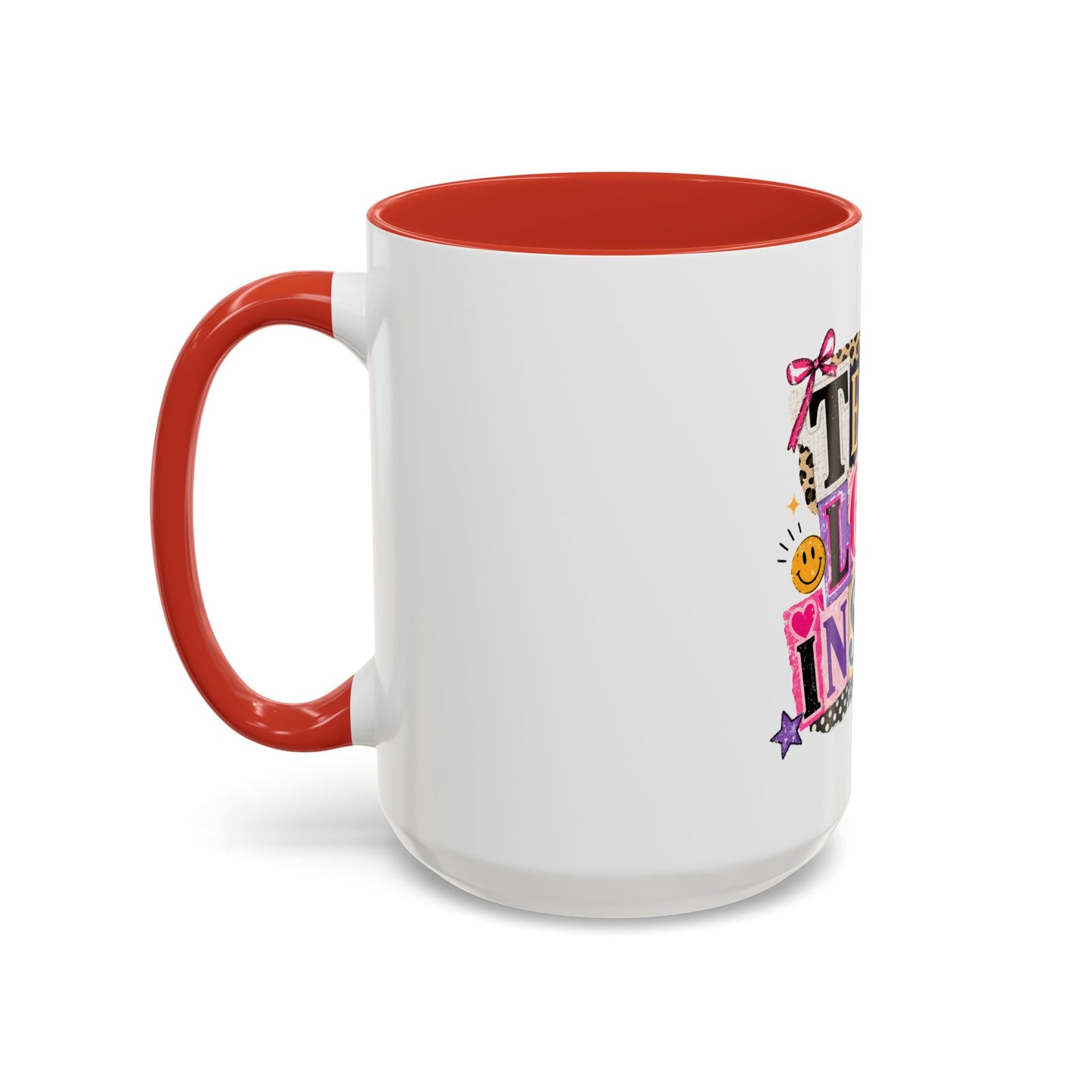 Teach Love Inspire Coffee Mug — Colorful Teacher Appreciation Gift