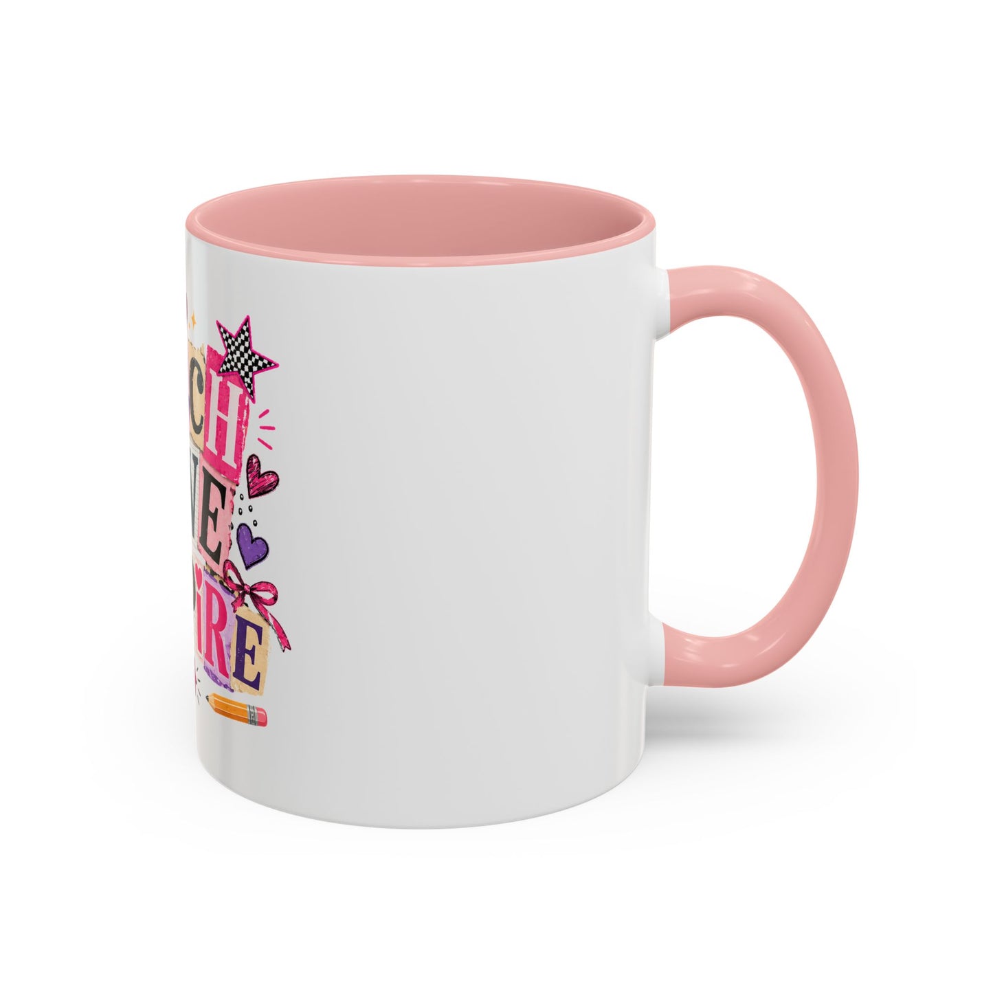 Teach Love Inspire Coffee Mug — Colorful Teacher Appreciation Gift
