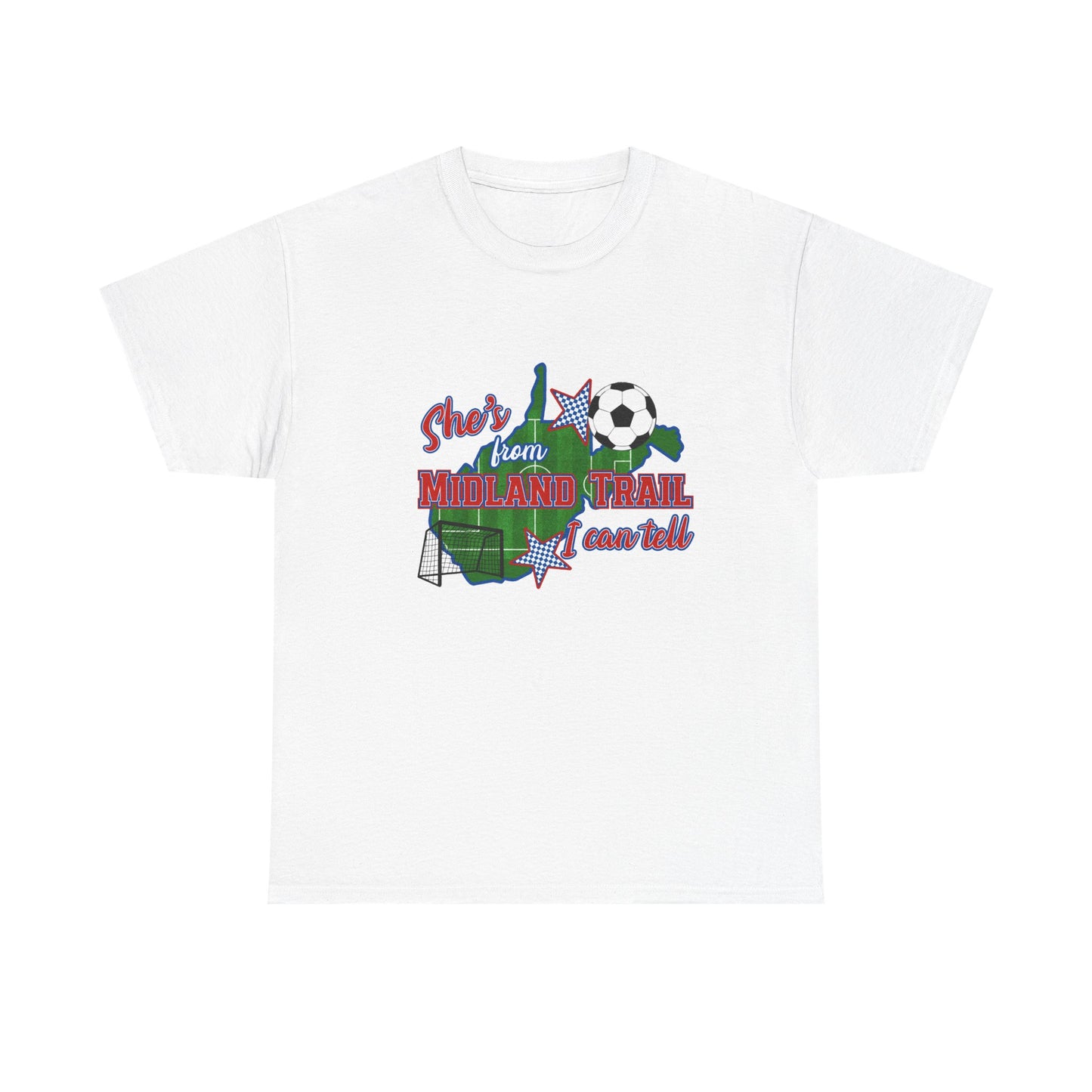 Trail Soccer T‑Shirt — "She's from Trail, I can tell"