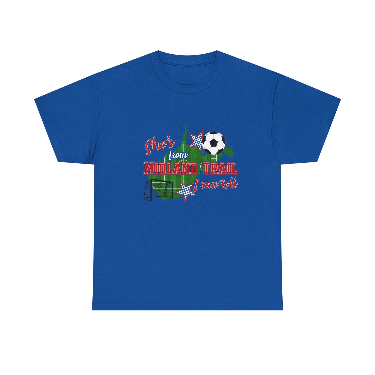 Trail Soccer T‑Shirt — "She's from Trail, I can tell"