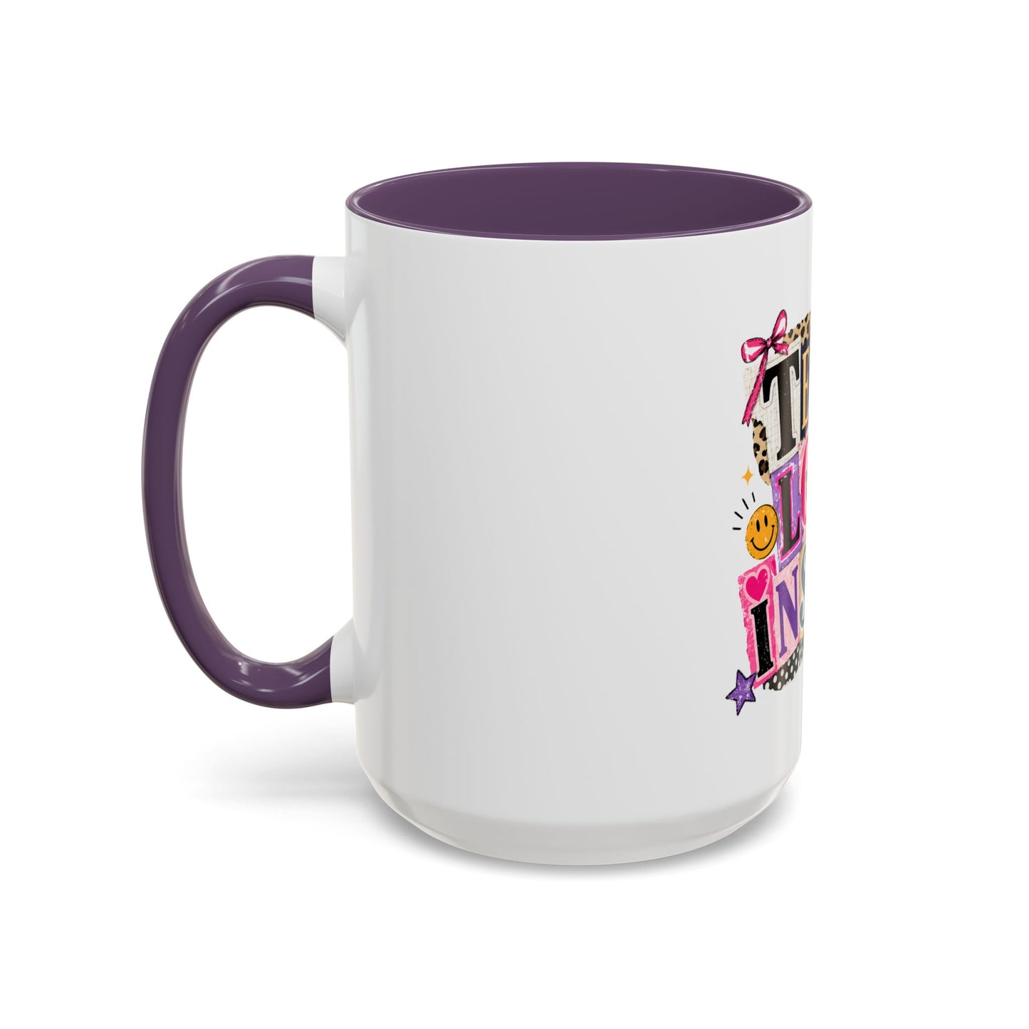 Teach Love Inspire Coffee Mug — Colorful Teacher Appreciation Gift