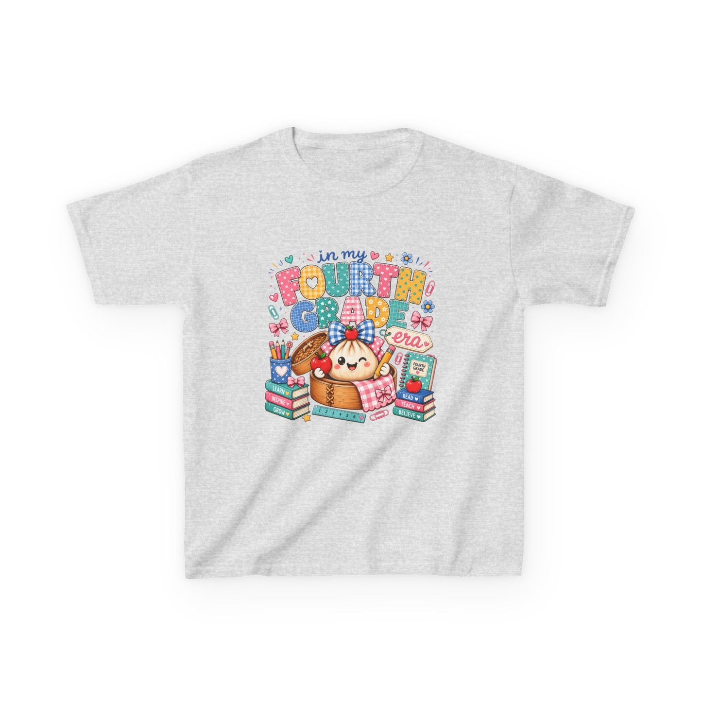 Kids Tee — 'In My Fourth Grade' Cute School Design
