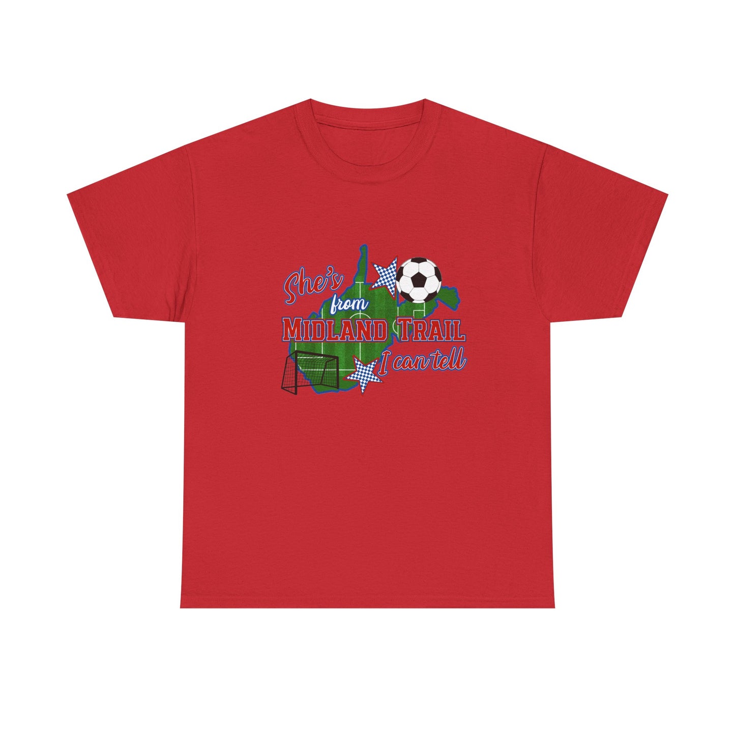 Trail Soccer T‑Shirt — "She's from Trail, I can tell"