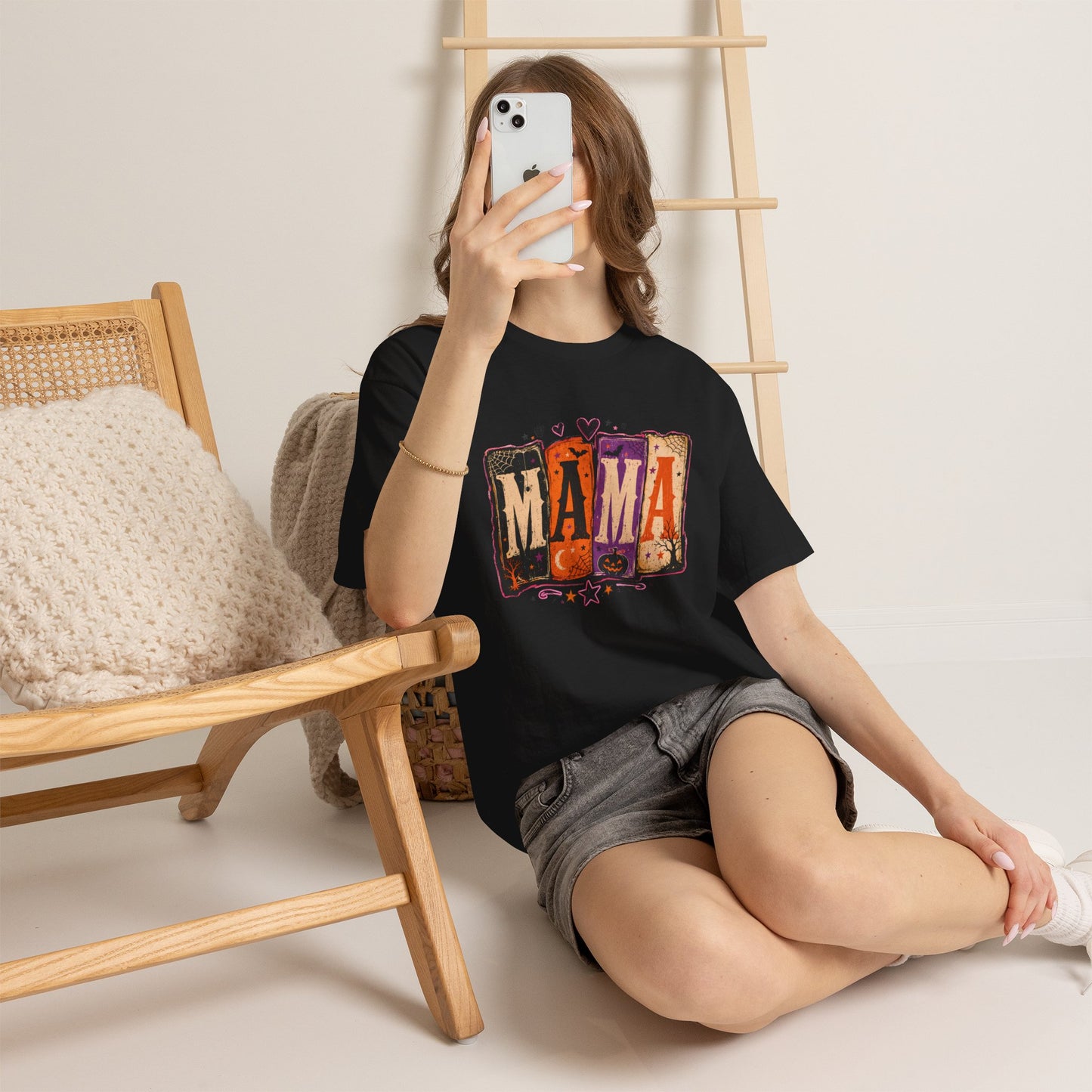 Mama Halloween Tee — Spooky Pumpkin Mama T‑Shirt