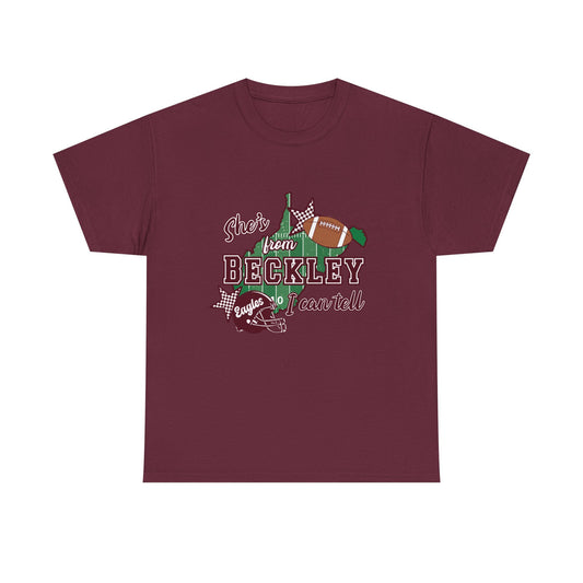 Beckley Football Tee — 'Shirts from Beckley, West Virginia' Retro Game Day T‑Shirt