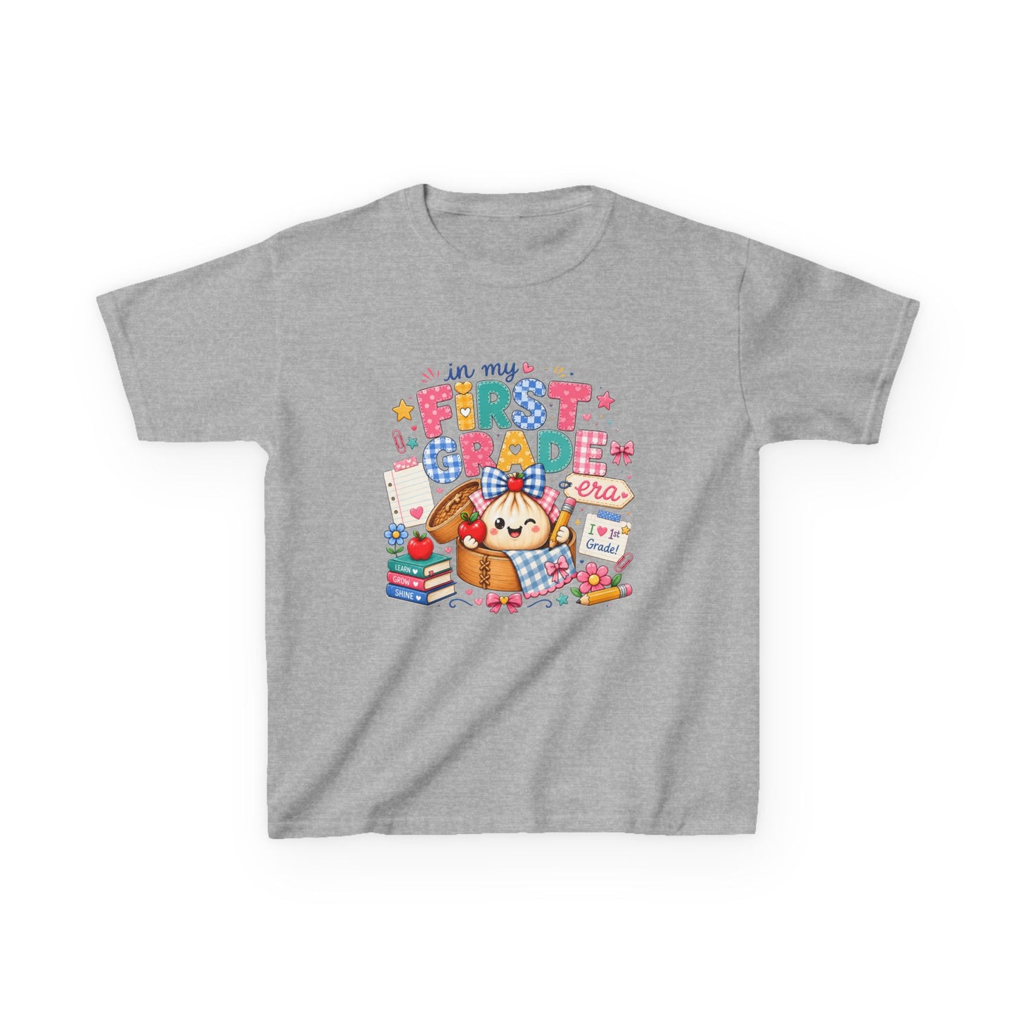 Kids T-Shirt — Cute "In My First Grade Class" Back-to-School Graphic Tee