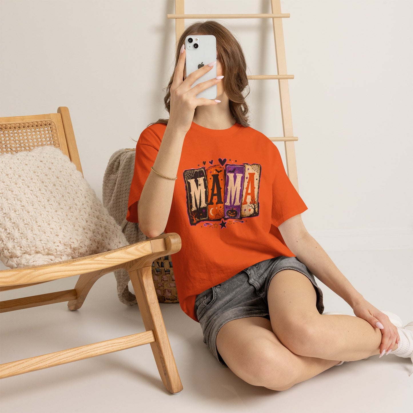 Mama Halloween Tee — Spooky Pumpkin Mama T‑Shirt