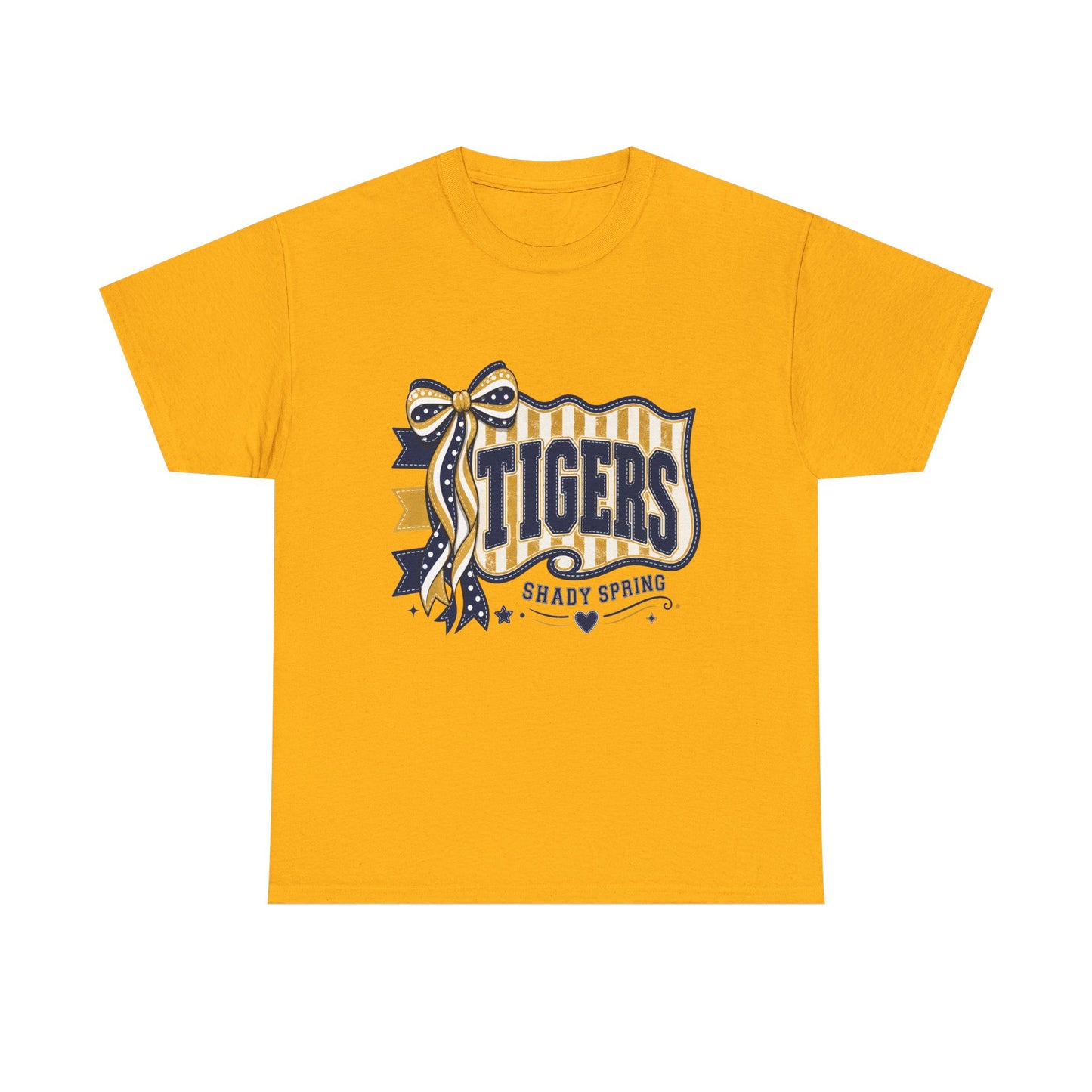 Tigers Shady Spring Retro Ribbon T-Shirt