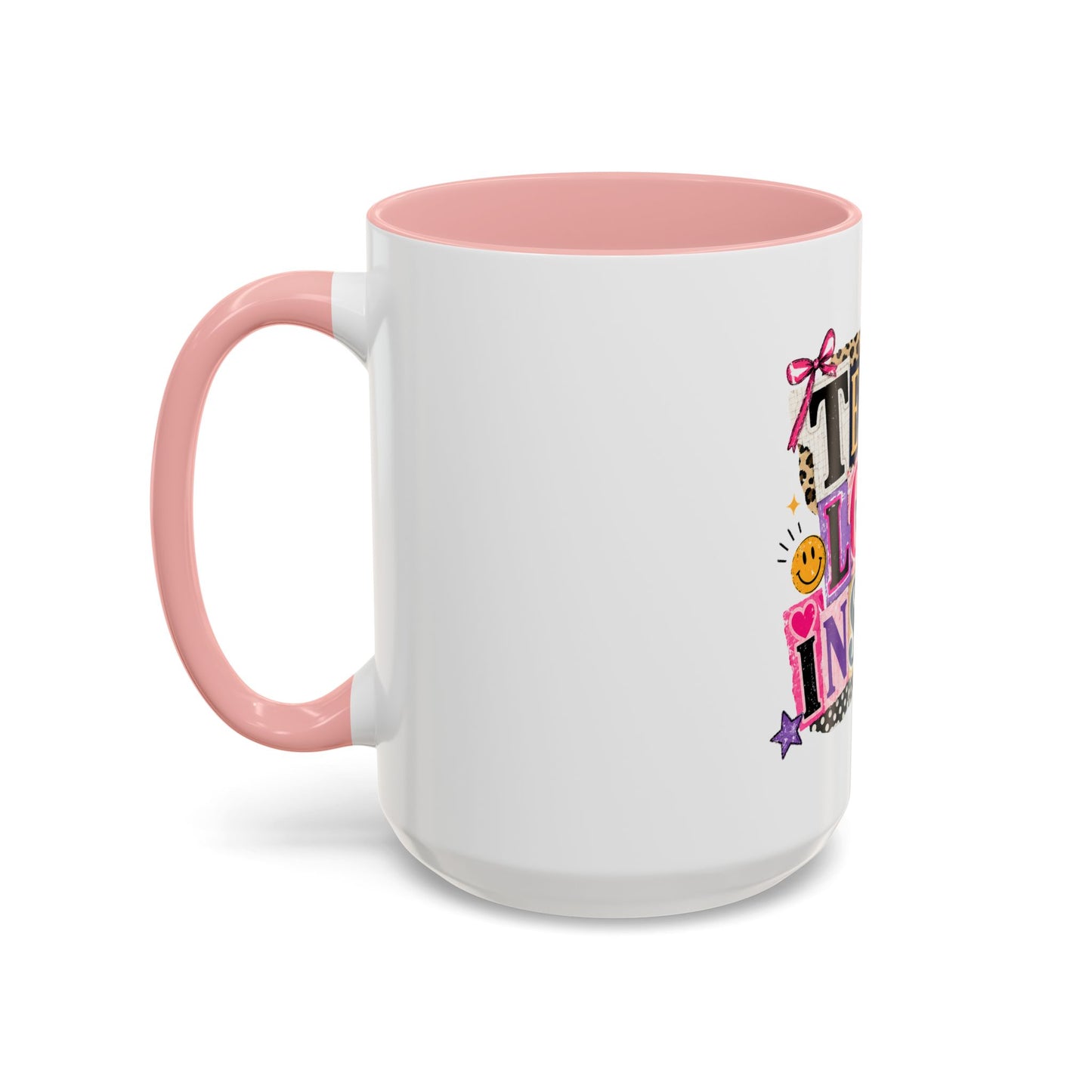 Teach Love Inspire Coffee Mug — Colorful Teacher Appreciation Gift