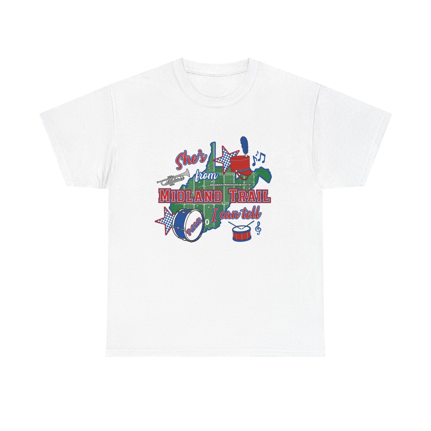 MT Marching Band Tee — "She's From"