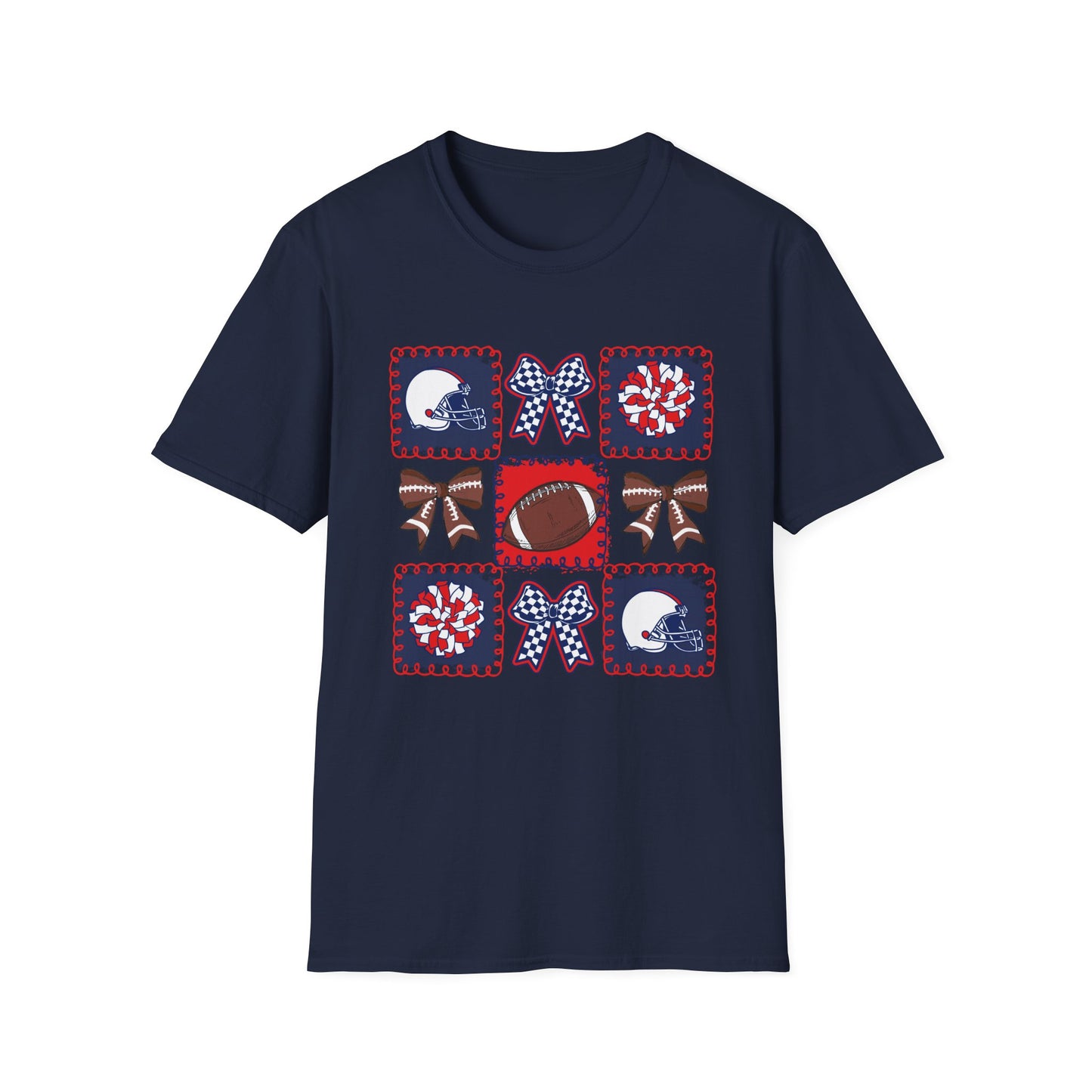 Indy Football & Cheer coquette tshirt