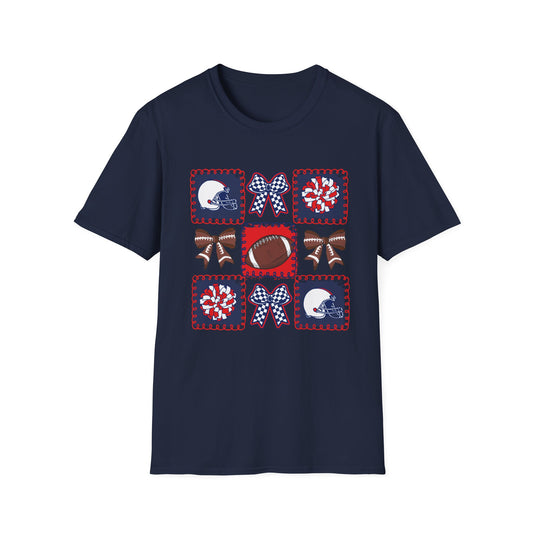 Indy Football & Cheer coquette tshirt