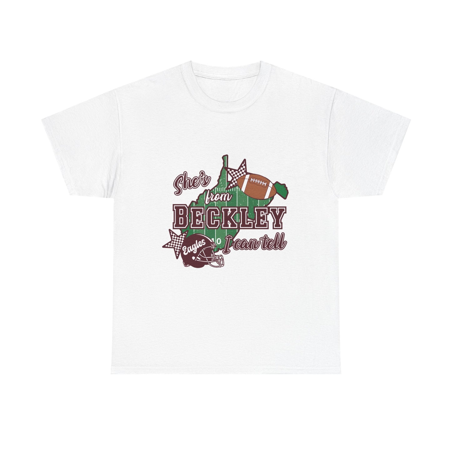 Beckley Football Tee — 'Shirts from Beckley, West Virginia' Retro Game Day T‑Shirt