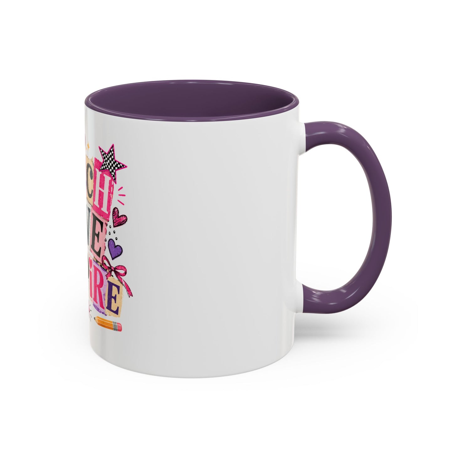 Teach Love Inspire Coffee Mug — Colorful Teacher Appreciation Gift