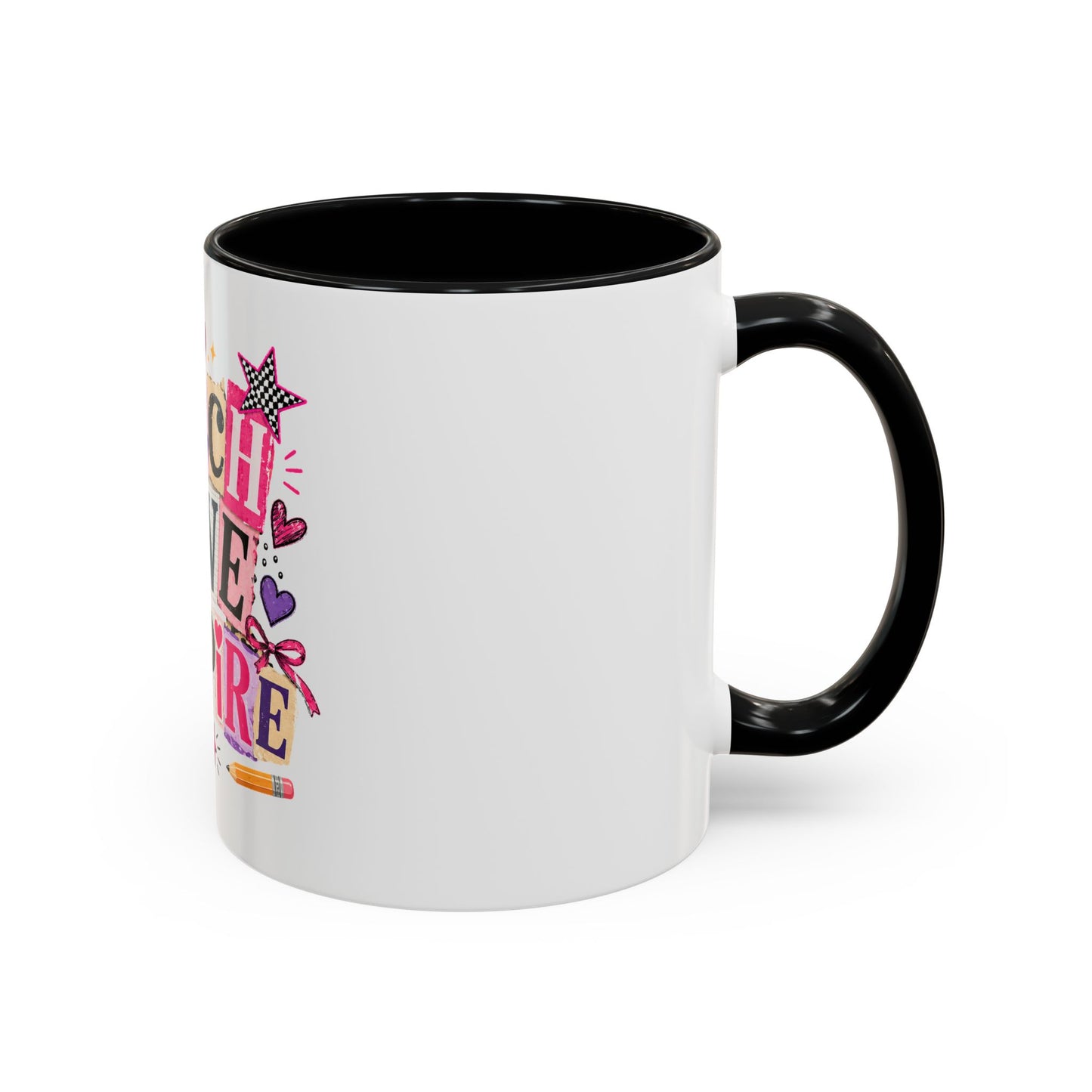 Teach Love Inspire Coffee Mug — Colorful Teacher Appreciation Gift