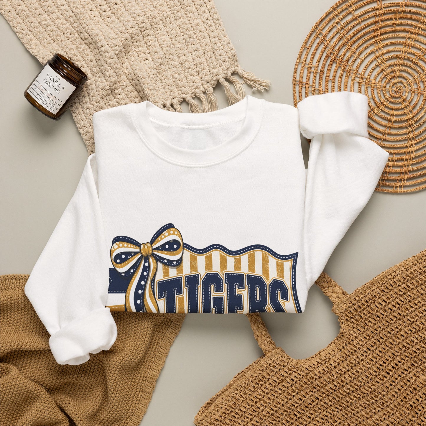 Tigers Crewneck Sweatshirt — Shady Spring School Spirit Pullover