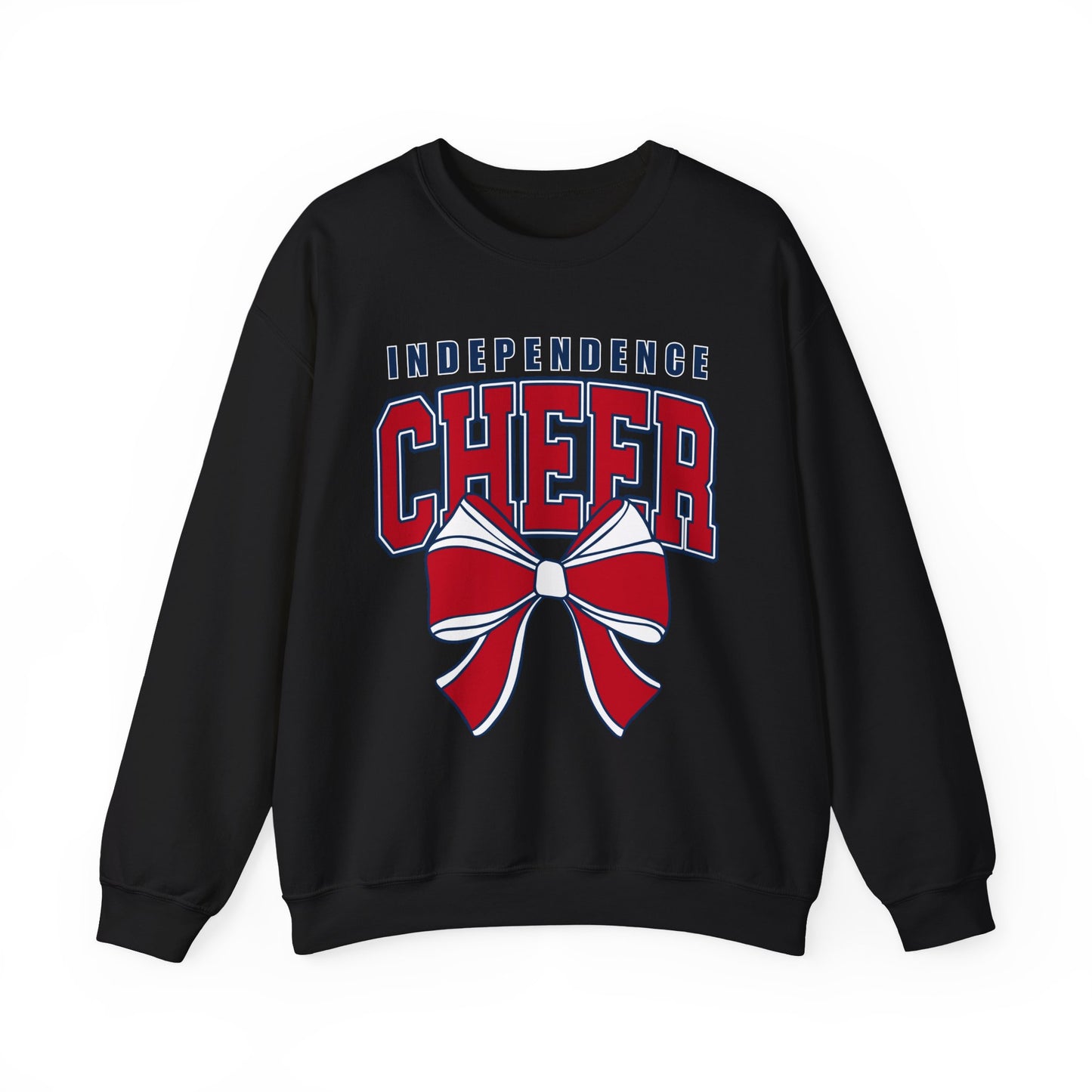 Cheer Crewneck Sweatshirt — Independence Cheer Bow Design