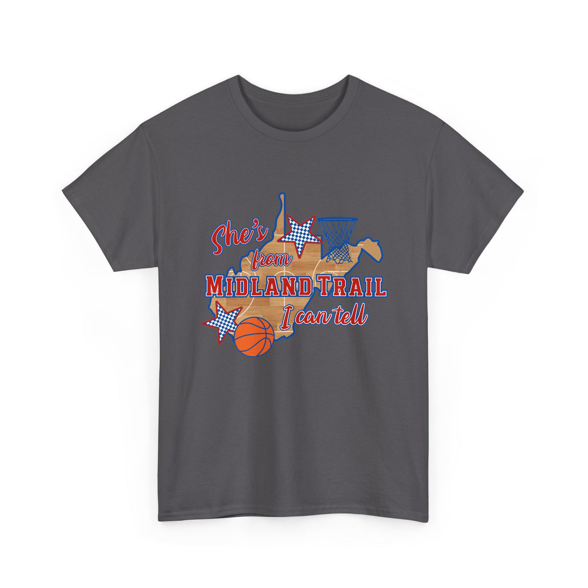 Midland Trail Basketball She's From Tee