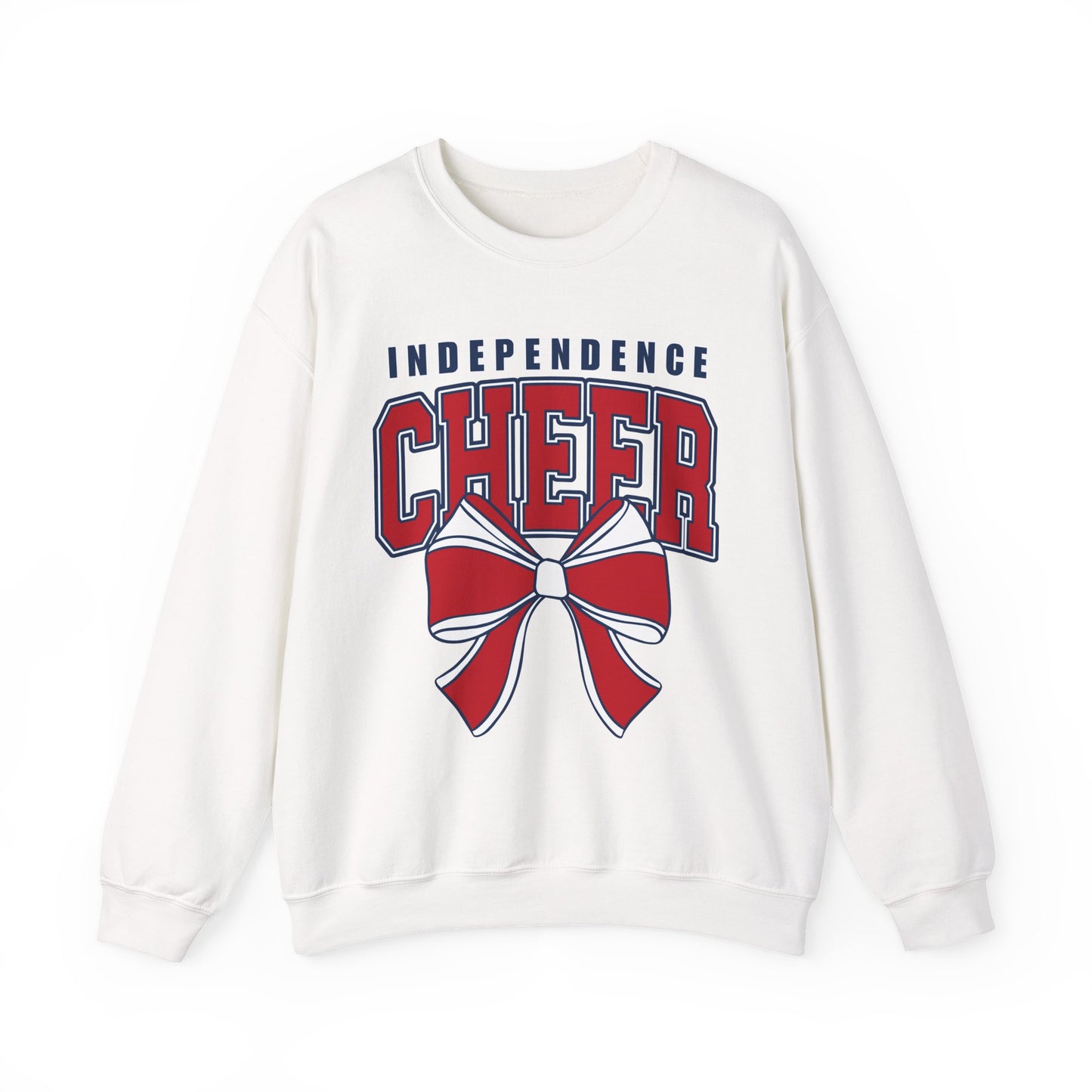Cheer Crewneck Sweatshirt — Independence Cheer Bow Design