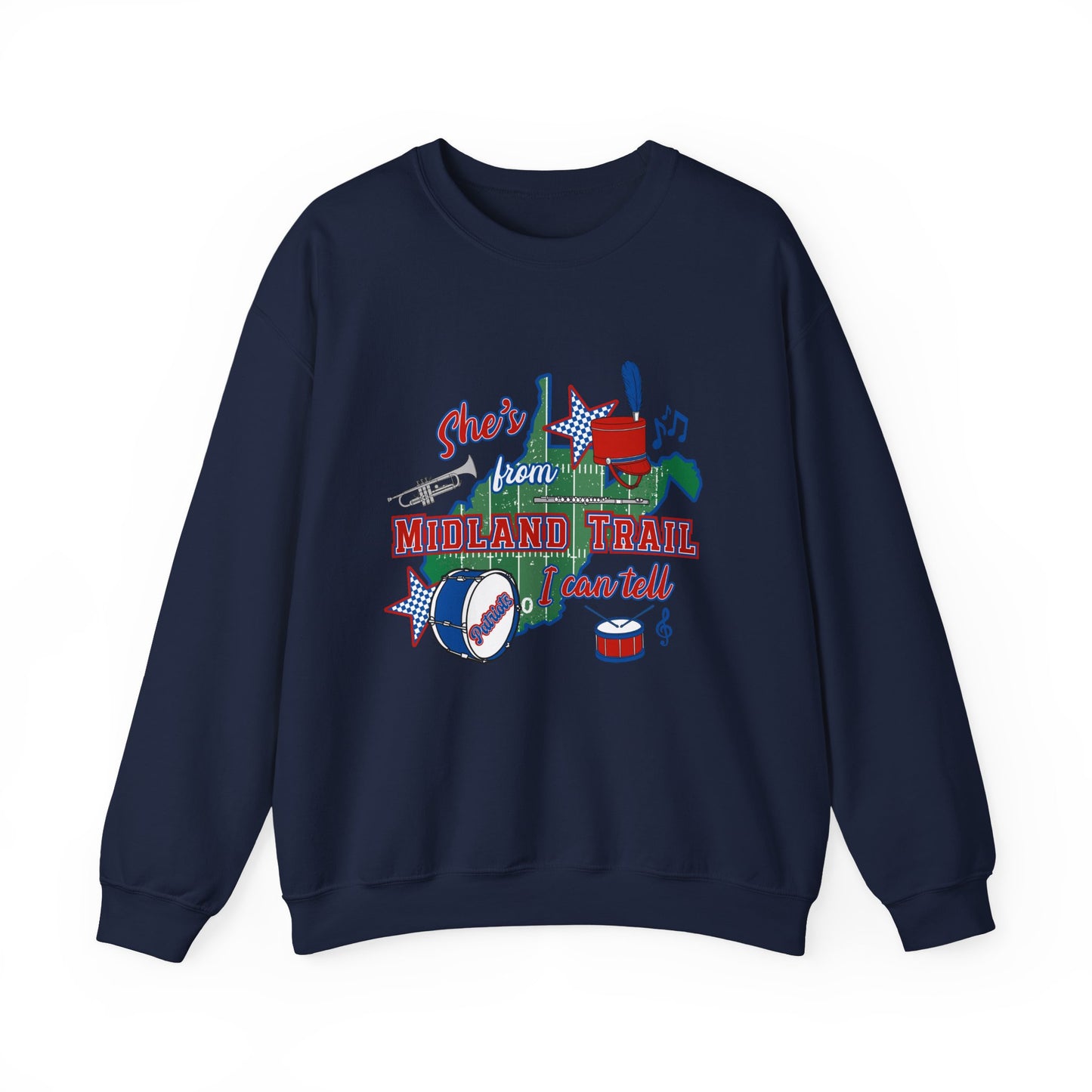 MT Marching Band Crewneck Sweatshirt — 'Show From"