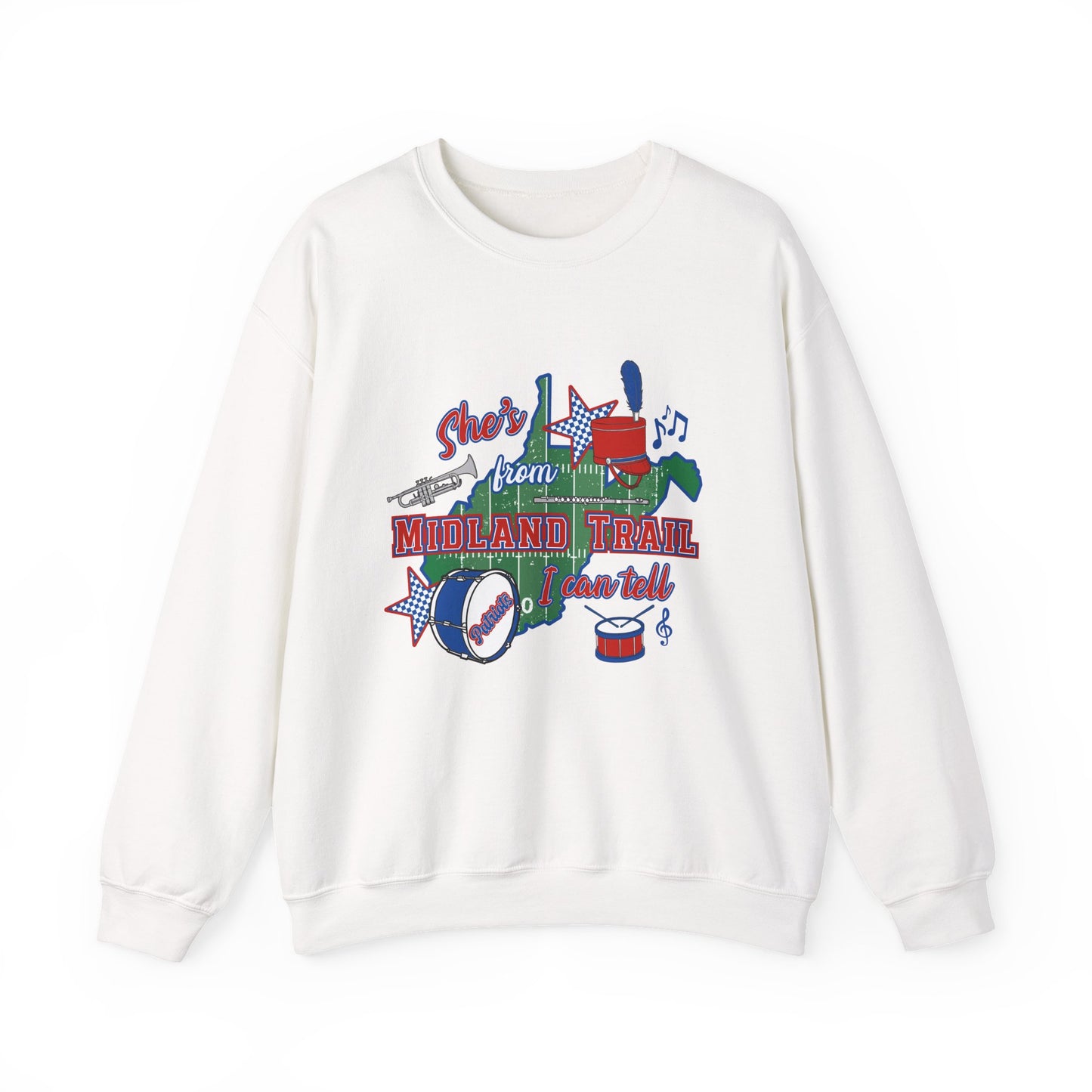 MT Marching Band Crewneck Sweatshirt — 'Show From"