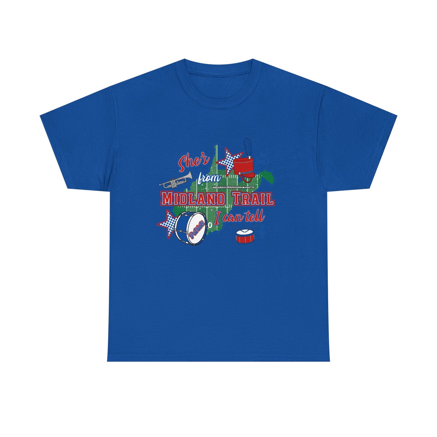MT Marching Band Tee — "She's From"