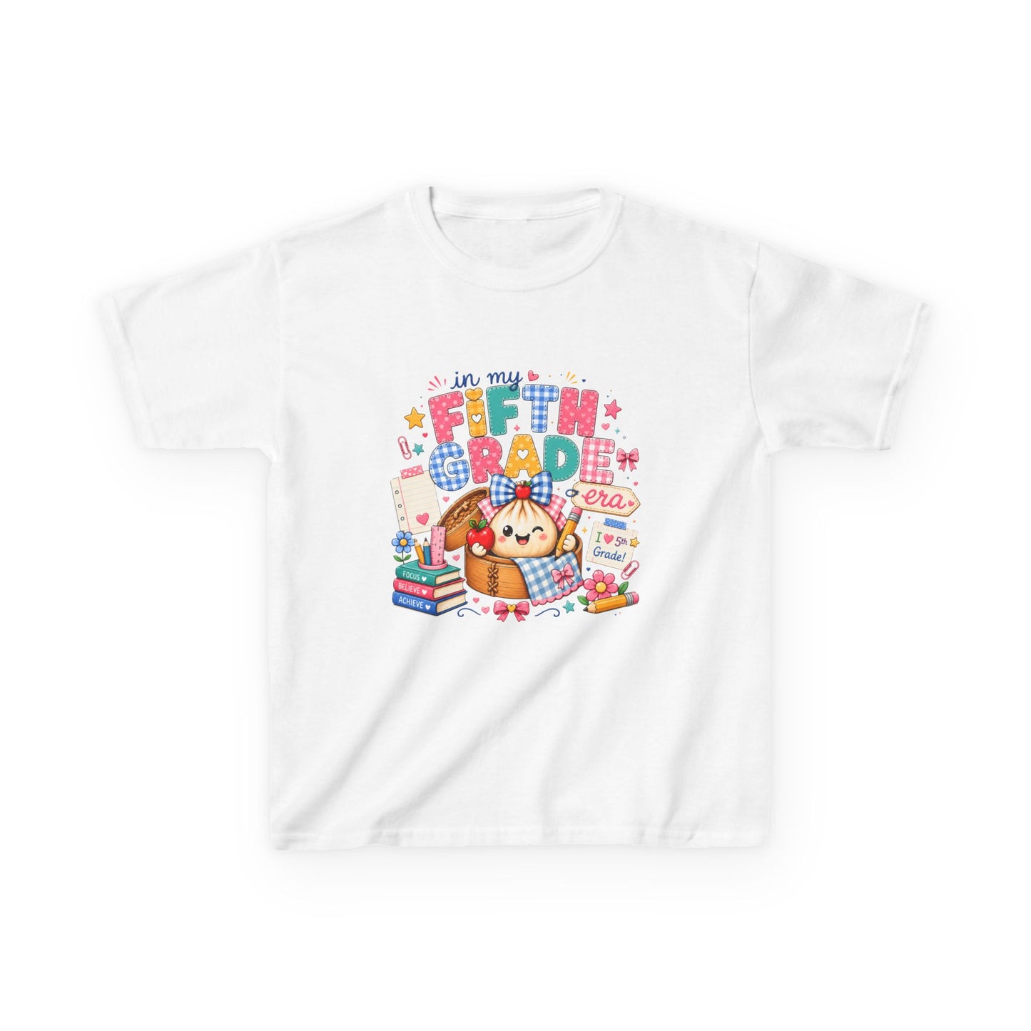 Kids T-Shirt — "I'm In My Fifth Grade Era" Cute Back-to-School Graphic Tee