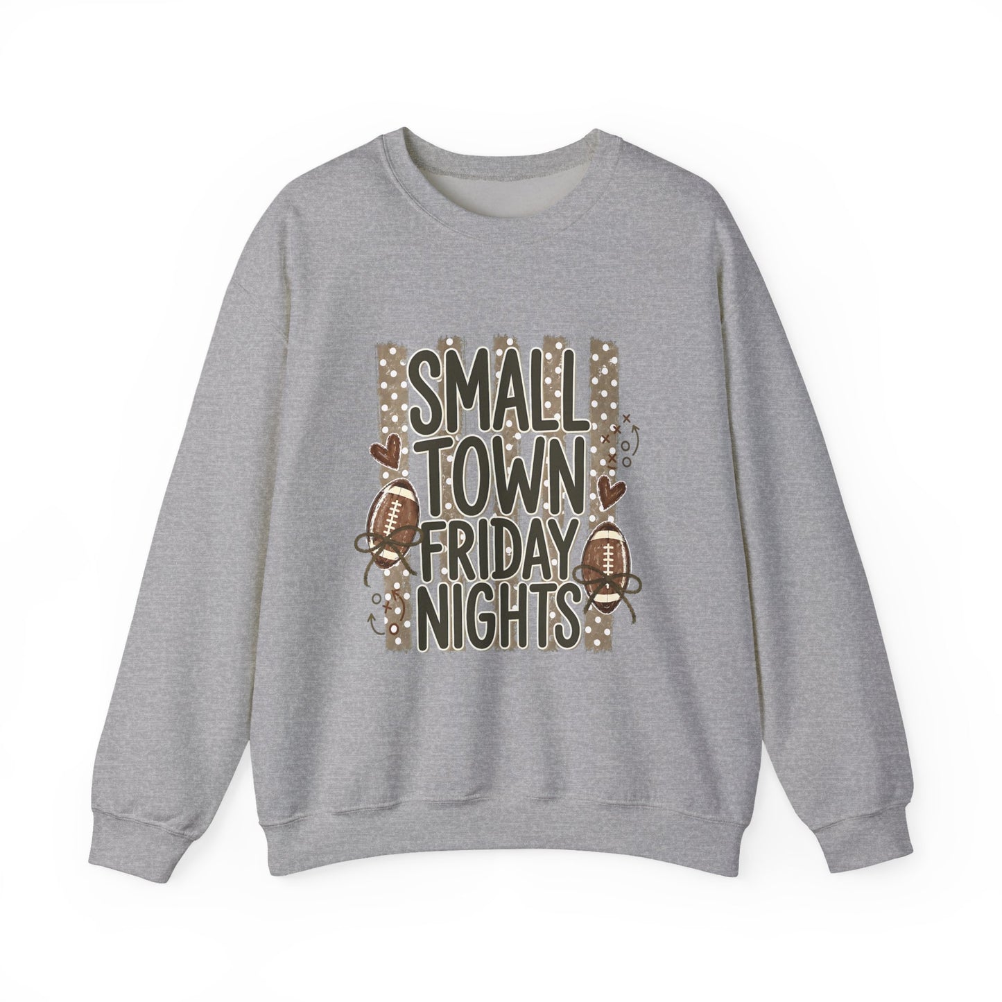 Small Town Friday Nights Sweatshirt — Country Vibes Cozy Crewneck