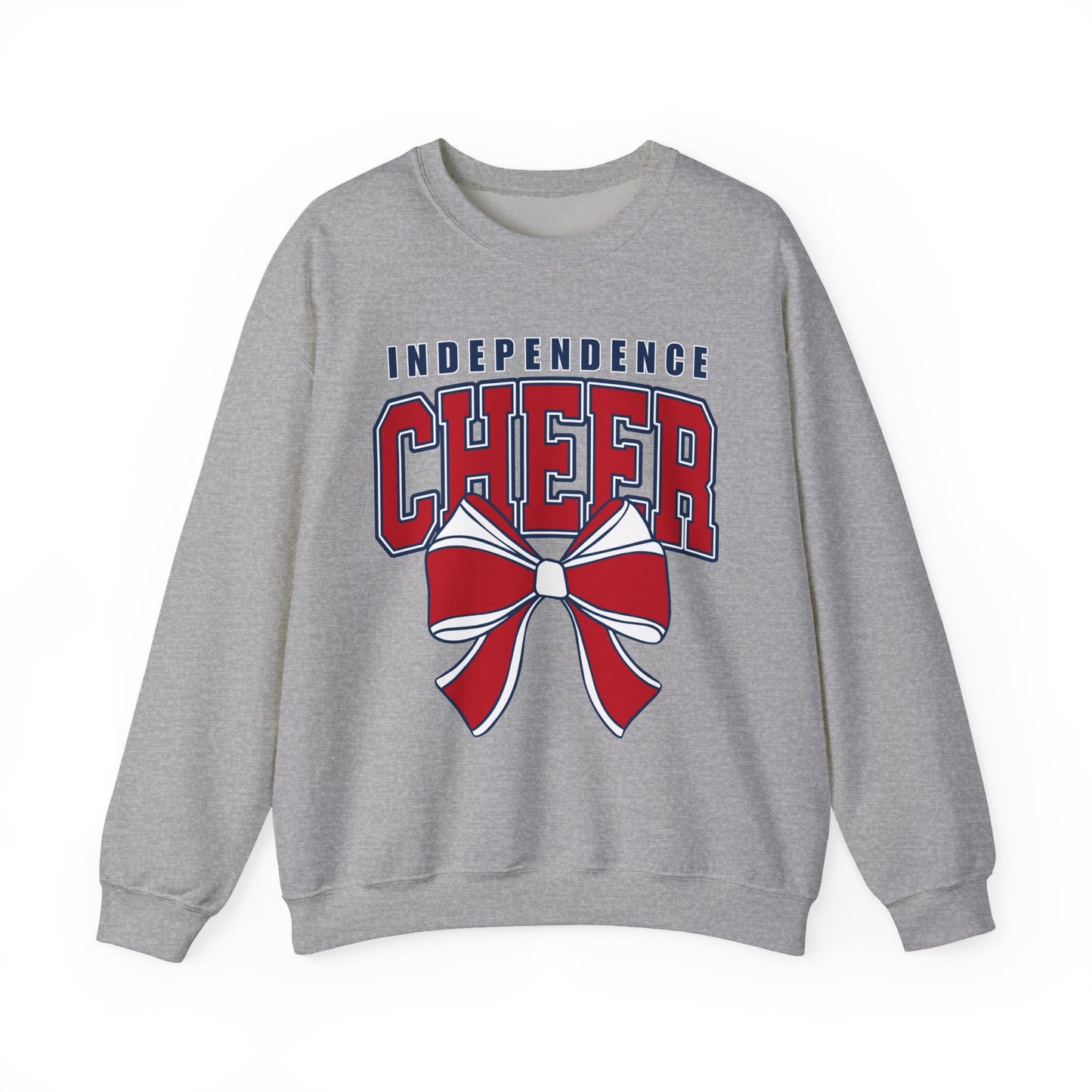 Cheer Crewneck Sweatshirt — Independence Cheer Bow Design