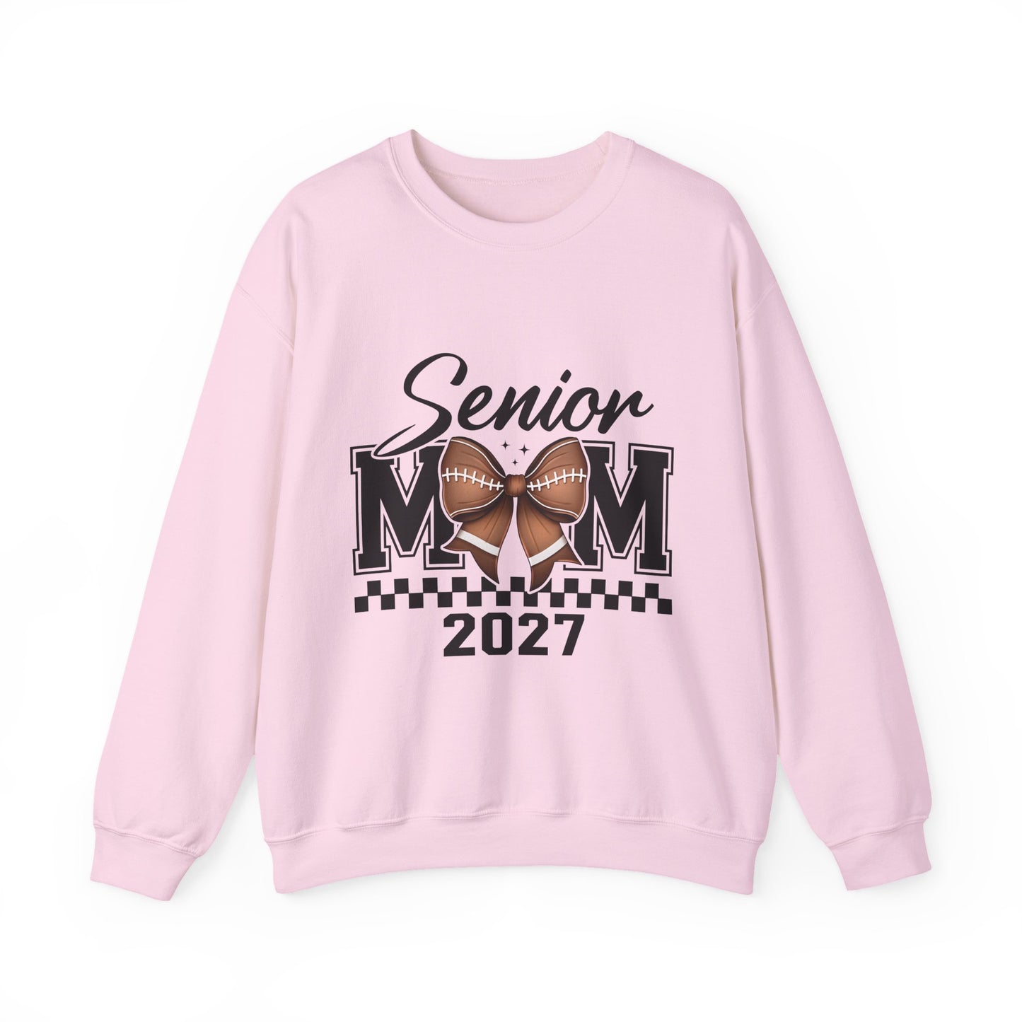 Senior Mom 2027 Football Sweatshirt — Senior Year Mom Crewneck